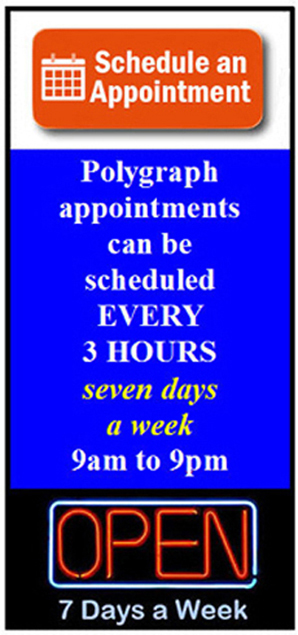 get the tuth with a polygraph exam in Yucaipa